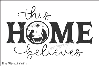 8523 - this home believes - The Stencilsmith