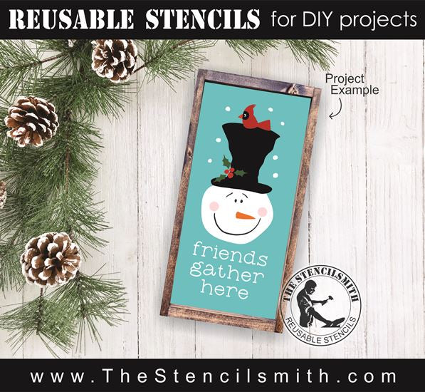 8524 - friends gather here - The Stencilsmith