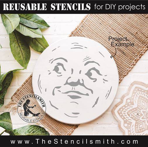 8526 - man in the moon - The Stencilsmith
