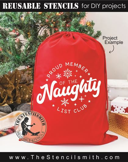 8529 - proud member of the naughty list - The Stencilsmith