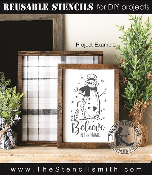 8533 - believe in the magic - The Stencilsmith