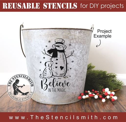 8533 - believe in the magic - The Stencilsmith