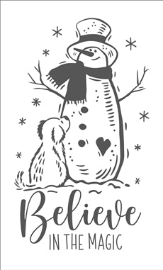 8533 - believe in the magic - The Stencilsmith