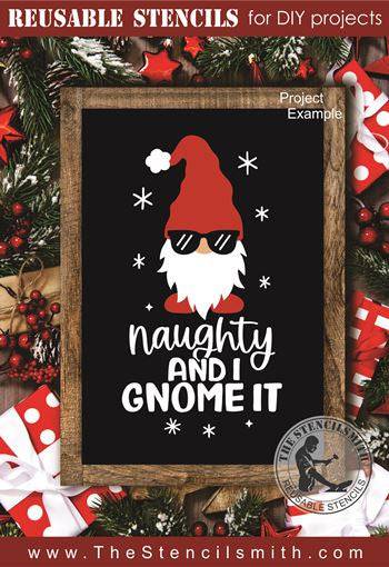 8534 - naughty and I gnome it - The Stencilsmith