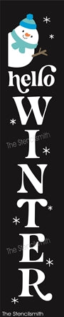 8536 - hello winter - The Stencilsmith