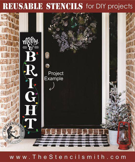 8537 - merry & bright - The Stencilsmith