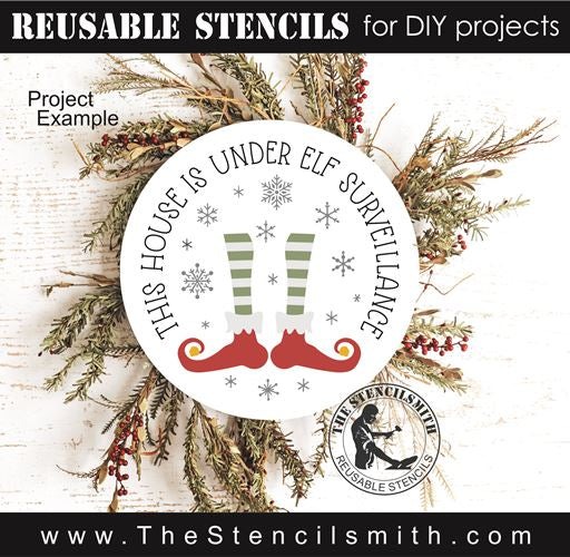 8540 - this house is under elf surveillance - The Stencilsmith