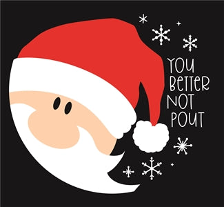8543 - you better not pout - The Stencilsmith