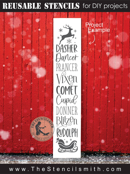 8546 - Reindeer names - The Stencilsmith