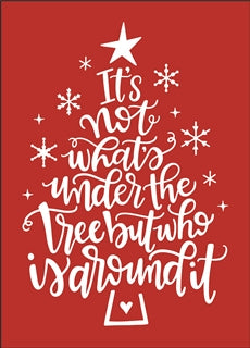 8549 - it's not what's under the tree - The Stencilsmith