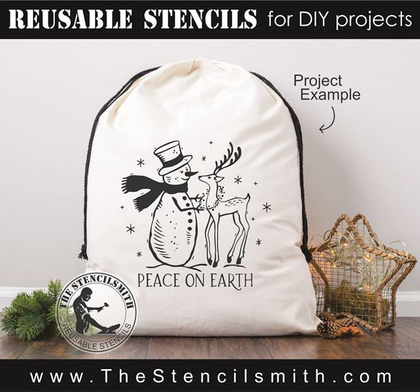 8559 - peace on earth - The Stencilsmith