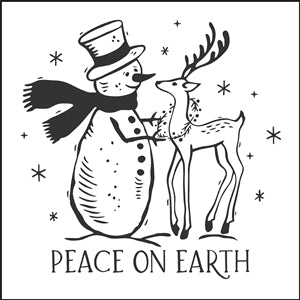 8559 - peace on earth - The Stencilsmith