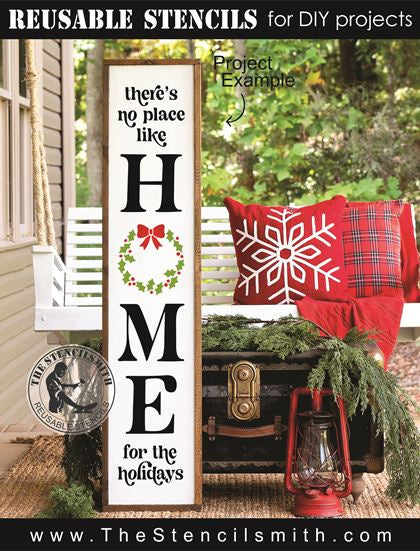 8565 - there's no place like home for - The Stencilsmith