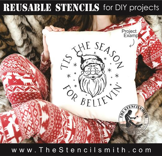 8566 - 'tis the season for believin' - The Stencilsmith