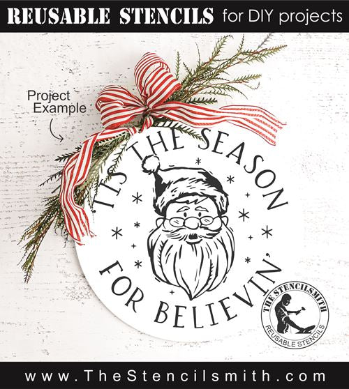 8566 - 'tis the season for believin' - The Stencilsmith