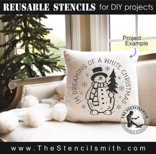 8574 - I'm dreaming of a white christmas - The Stencilsmith