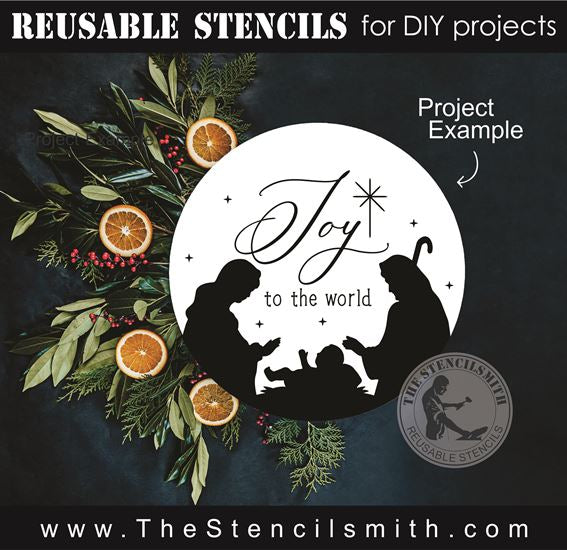 8578 - joy to the world - The Stencilsmith