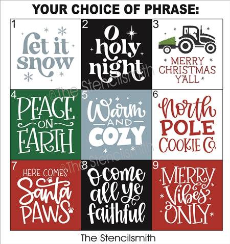 8579 - Christmas minis - The Stencilsmith