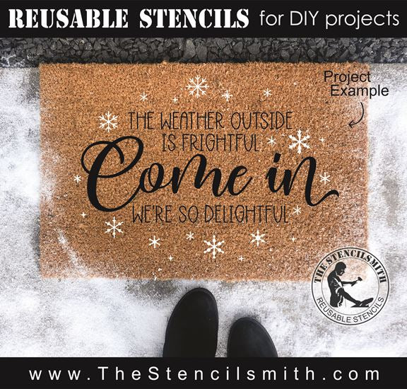 8580 - the weather outside is frightful - The Stencilsmith