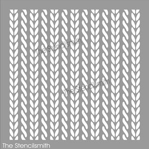 8583 - knitted pattern - The Stencilsmith