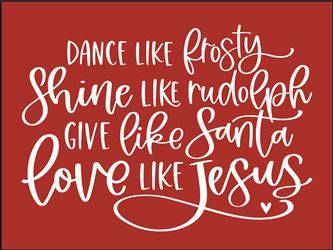 8584 - dance like frosty - The Stencilsmith