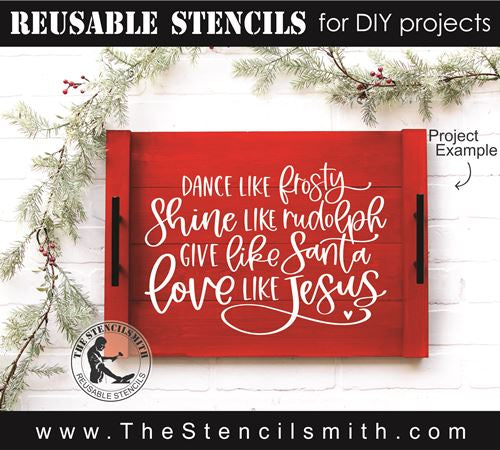 8584 - dance like frosty - The Stencilsmith
