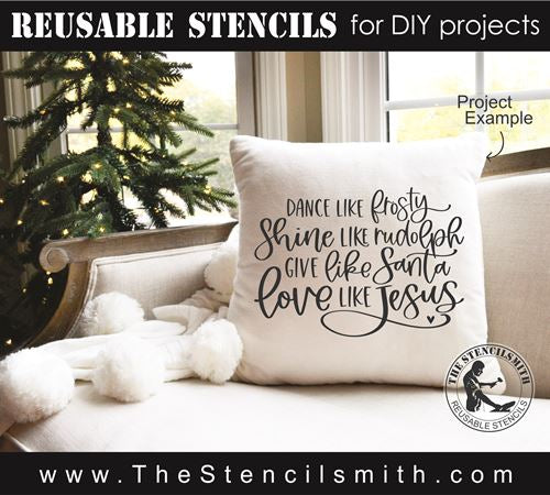 8584 - dance like frosty - The Stencilsmith