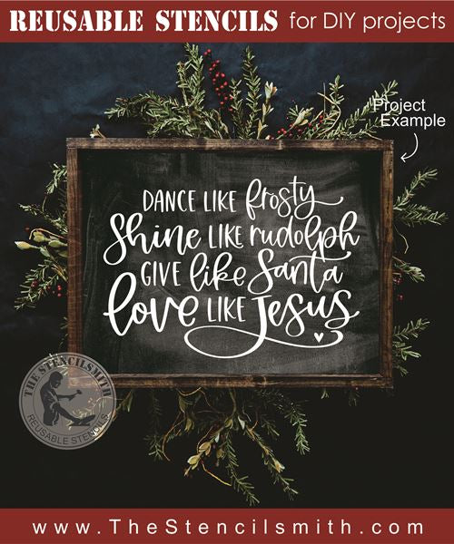 8584 - dance like frosty - The Stencilsmith