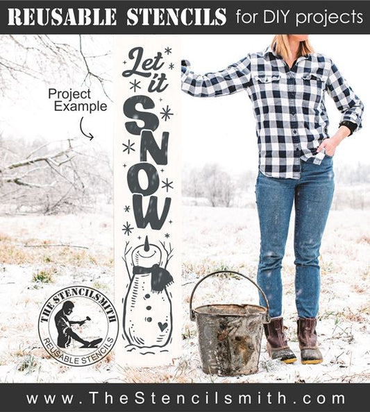 8592 - Let it Snow - The Stencilsmith