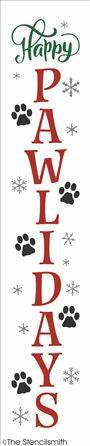 8597 - Happy Pawlidays - The Stencilsmith