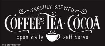 8600 - Coffee Tea Cocoa - The Stencilsmith