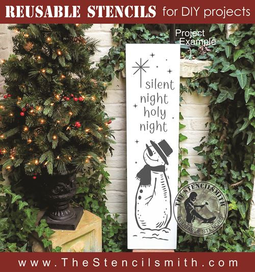 8601 - silent night holy night - The Stencilsmith