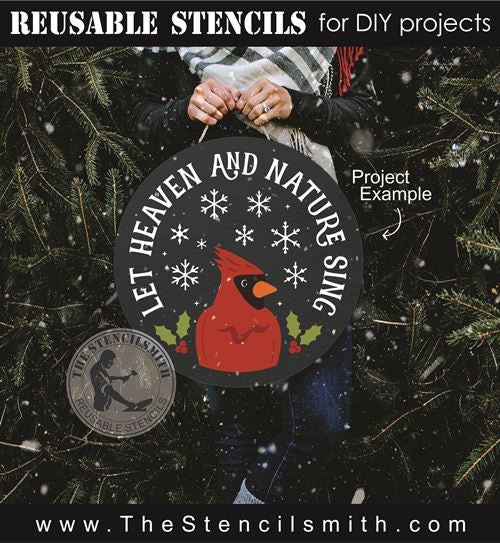 8602 - let heaven and nature sing - The Stencilsmith