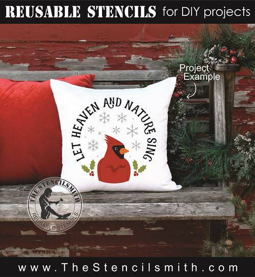 8602 - let heaven and nature sing - The Stencilsmith