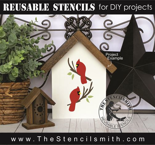 8610 - cardinals - The Stencilsmith