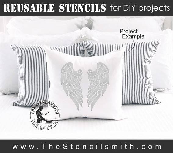 8620 - angel wings - The Stencilsmith