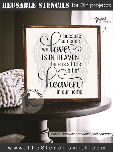 8620 - angel wings - The Stencilsmith