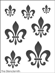 8621 - fleur de lis - The Stencilsmith