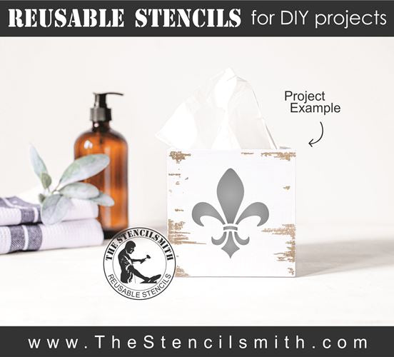 8622 - fleur de lis - The Stencilsmith