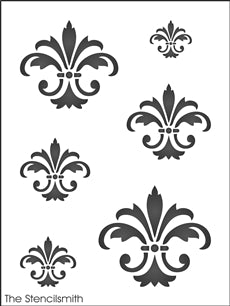 8623 - fleur de lis - The Stencilsmith