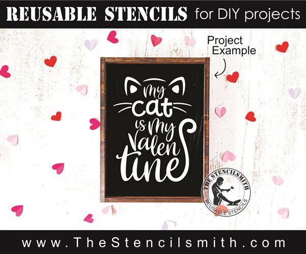 8629 - My cat/dog is my valentine - The Stencilsmith