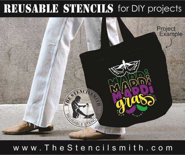 8639 - mardi gras - The Stencilsmith