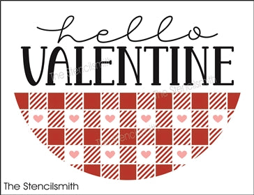8640 - hello valentine - The Stencilsmith
