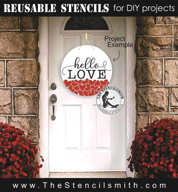 8641 - hello love - The Stencilsmith