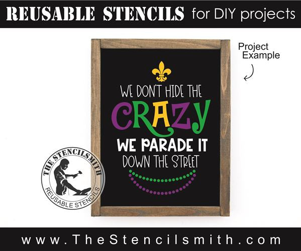 8645 - we don't hide the crazy - The Stencilsmith