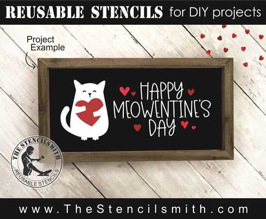8647 - happy meowentine's day - The Stencilsmith