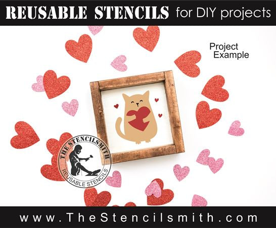 8647 - happy meowentine's day - The Stencilsmith
