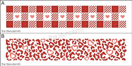 8651 - valentine border - The Stencilsmith