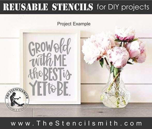 8653 - grow old with me - The Stencilsmith