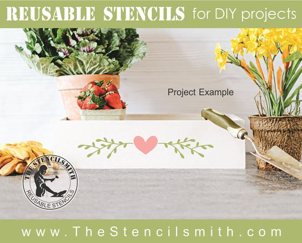 8655 - heart decorative borders - The Stencilsmith